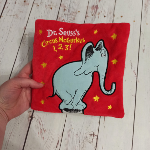 Dr. Seuss's Circus McGurkus 1,2,3! książeczka materiałowa sensoryczna Dr. Seuss's Circus McGurkus 1,2,3! książeczka materiałowa sensoryczna