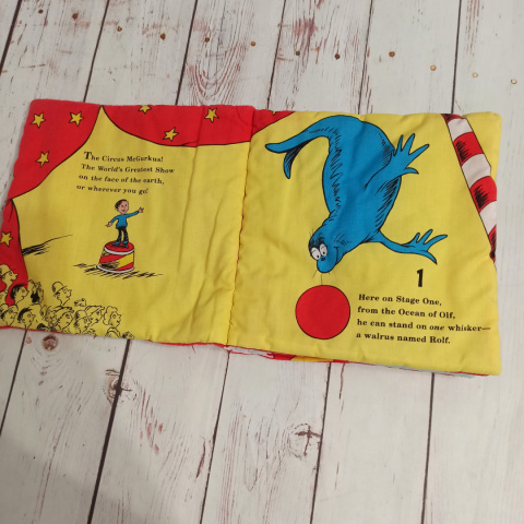 Dr. Seuss's Circus McGurkus 1,2,3! książeczka materiałowa sensoryczna Dr. Seuss's Circus McGurkus 1,2,3! książeczka materiałowa sensoryczna