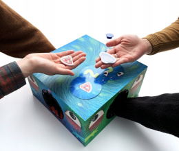Magic Box MONSTER - pudełko sensoryczne do poznawania po dotyku NOWE