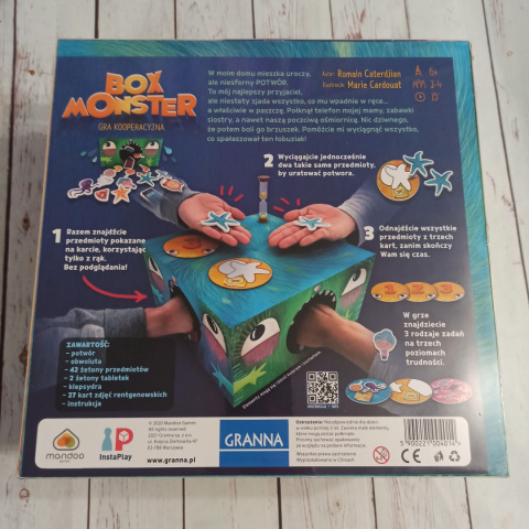 Gra XL Box MONSTER Gra XL Box MONSTER