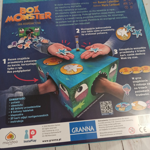 Gra XL Box MONSTER Gra XL Box MONSTER
