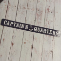 Znak/TABLICZKA na drzwi CAPTAIN'S QUARTERS
