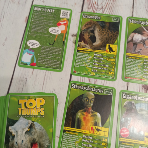 TOP TRUMPS - Dinosaurs