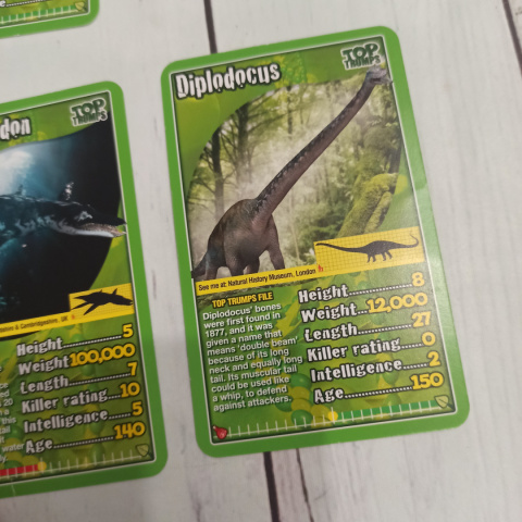 TOP TRUMPS - Dinosaurs