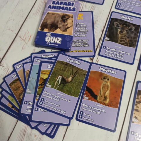 TOP TRUMPS - Safari Animals Quiz