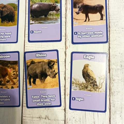 TOP TRUMPS - Safari Animals Quiz