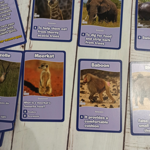 TOP TRUMPS - Safari Animals Quiz