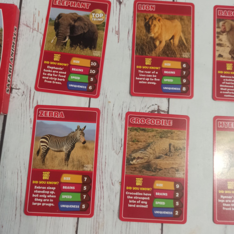 TOP TRUMPS - Safari Animals TOP TRUMPS - Safari Animals