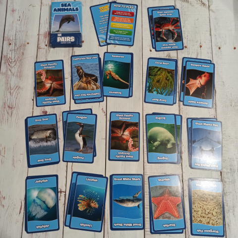 TOP TRUMPS - Sea Animals Pairs Memory