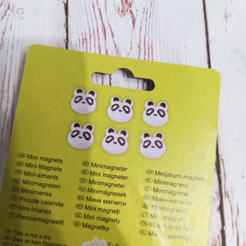 Zestaw magnesów PANDA Zestaw magnesów PANDA