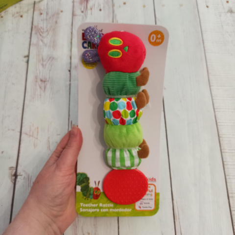 The Very Hungry Caterpillar - sensoryczna gąsienica NOWA