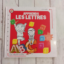 Książka APPRENDS LES LETTRES - nauka francuskiego alfabetu