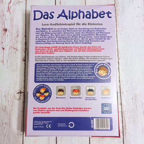 DAS ALPHABET - gra z alfabetem po niemiecku