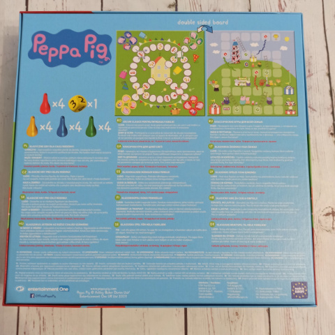 Peppa 2 in 1 Ludo + Snakes and Ladders NOWA