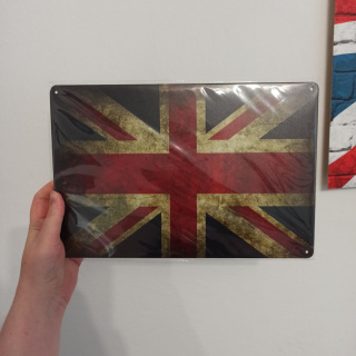 Tabliczka UNION JACK 20x30cm metalowa