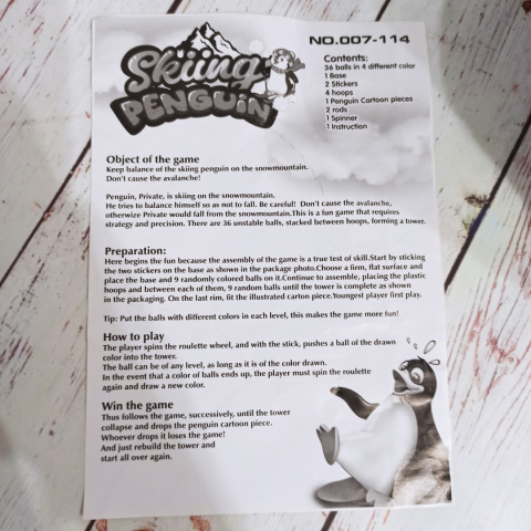 Skiing Penguin - gra zręcznościowa z piłeczkami Skiing Penguin - gra zręcznościowa z piłeczkami
