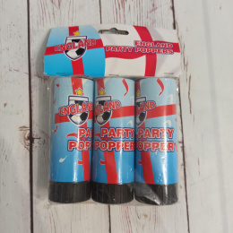 England Party Poppers