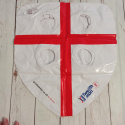 Nadmuchiwana flaga Anglii w kształcie herbu 36x33 cm NOWA