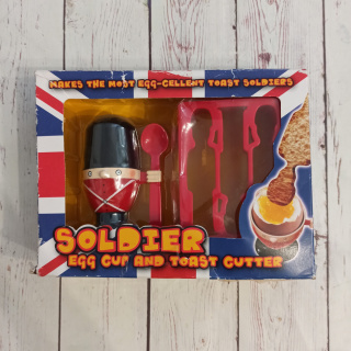 SOLDIER Egg Cup and Toast Cutter