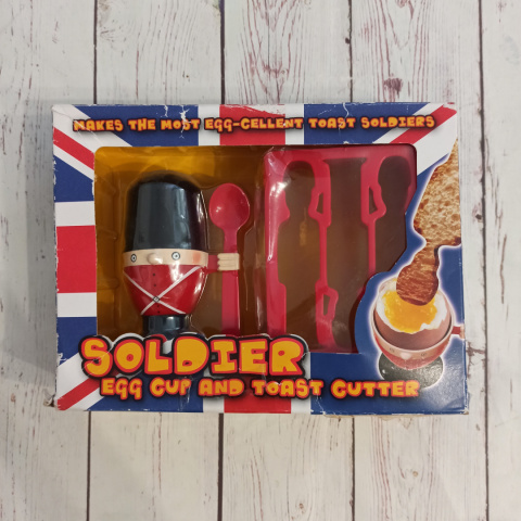 SOLDIER Egg Cup and Toast Cutter