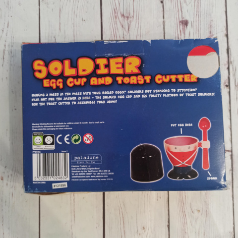 SOLDIER Egg Cup and Toast Cutter