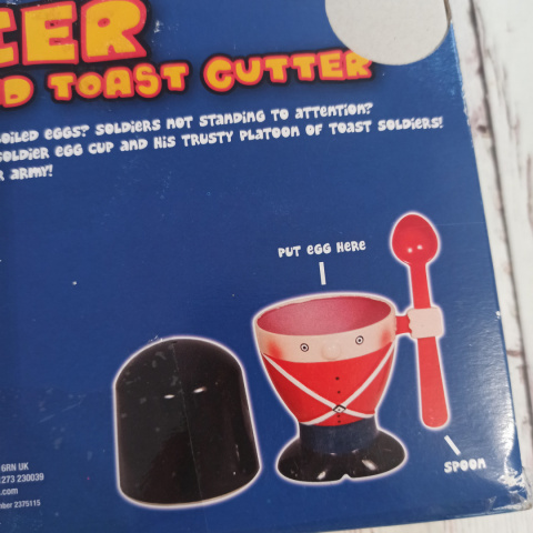 SOLDIER Egg Cup and Toast Cutter