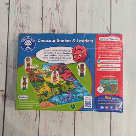 DINOSAUR SNAKES AND LADDERS Orchard Toys DINOSAUR SNAKES AND LADDERS Orchard Toys