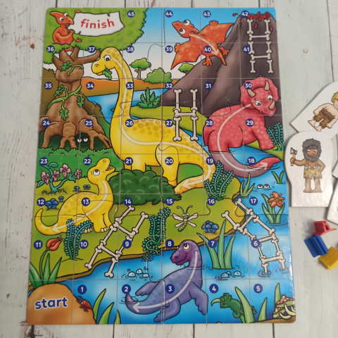 DINOSAUR SNAKES AND LADDERS Orchard Toys DINOSAUR SNAKES AND LADDERS Orchard Toys