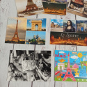 Zestaw 12 pocztówek z Paryża