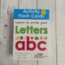 Learn to Write your Letters ABC - suchościeralne karty
