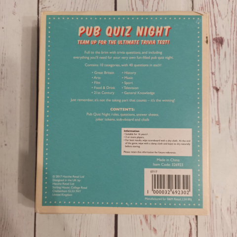 PUB NIGHT QUIZ - wiedza ogólna