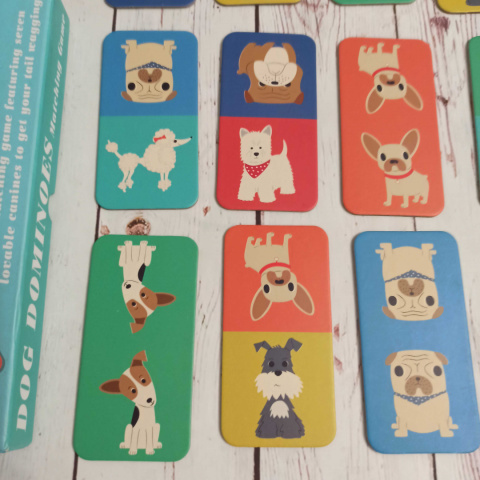 Dog Dominoes domino z pieskami Dog Dominoes domino z pieskami