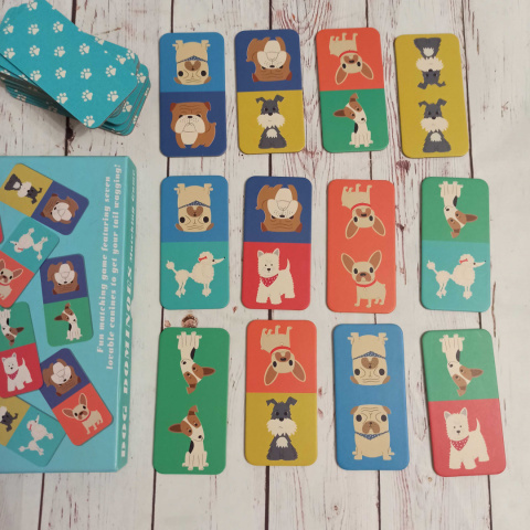 Dog Dominoes domino z pieskami Dog Dominoes domino z pieskami
