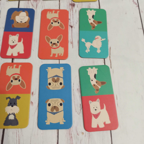 Dog Dominoes domino z pieskami Dog Dominoes domino z pieskami