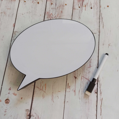 Podświetlana tablica chmurka do dialogów Podświetlana tablica chmurka do dialogów