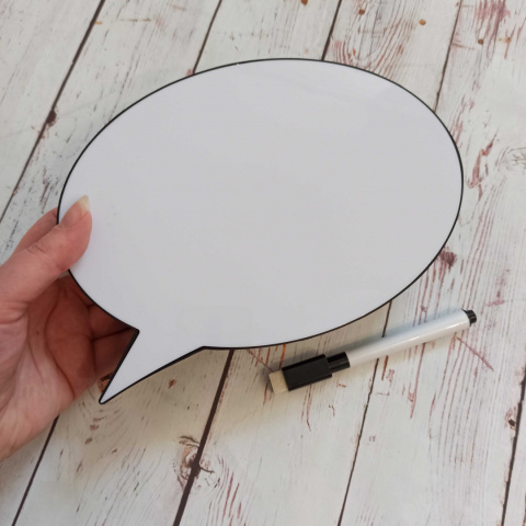 Podświetlana tablica chmurka do dialogów Podświetlana tablica chmurka do dialogów