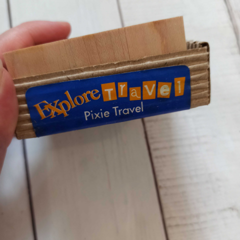 Zestaw 10 pieczątek TRAVEL