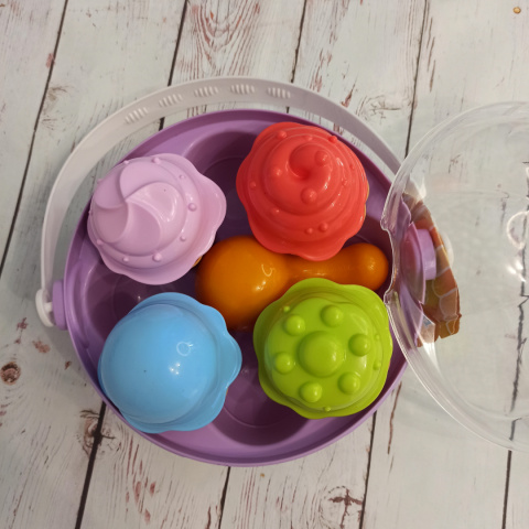 Zestaw Cupcake do zabaw sensorycznych Zestaw Cupcake do zabaw sensorycznych