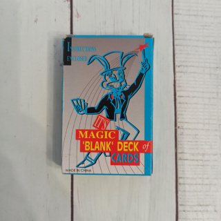 Magiczne karty 'Blank' Deck, Puste Karty