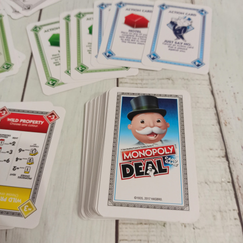 Monopoly Deal po angielsku KARTY NOWE, W FOLII