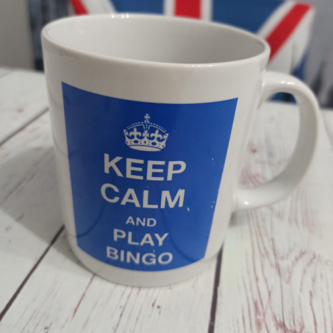 Kubek KEEP CALM AND PLAY BINGO