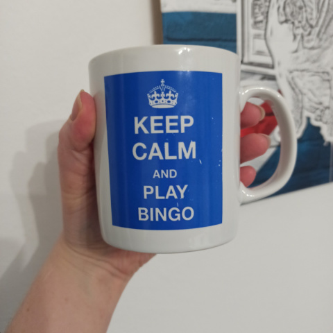 Kubek KEEP CALM AND PLAY BINGO