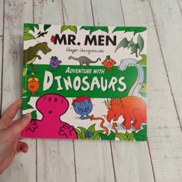 Mr. Men Adventure with Dinosaurs - duże wydanie po angielsku