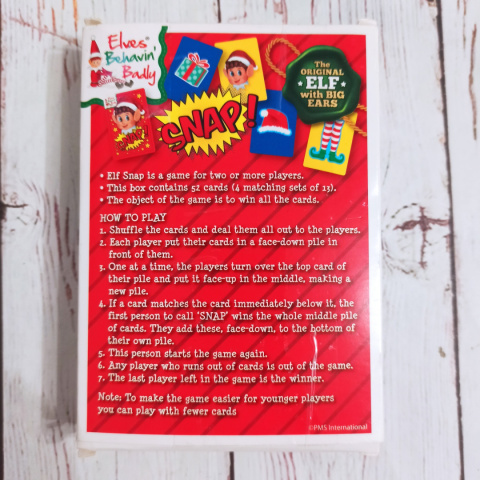 Deluxe Jumbo Elf SNAP Cards