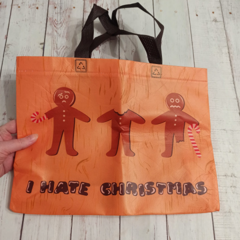 Plastikowa Torba "I hate Christmas"