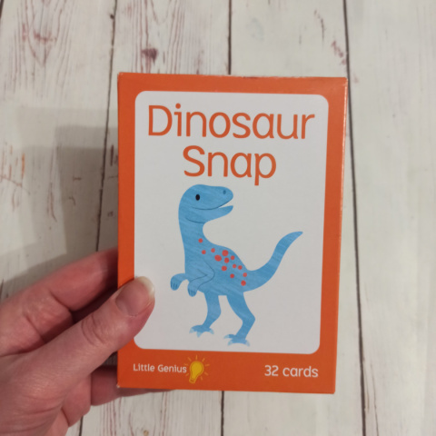 Dinosaur Snap - duże karty W ŚRODKU NOWA