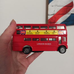 London Bus - metalowy autobus LONDON BUSES WE GO EVERYWHERE