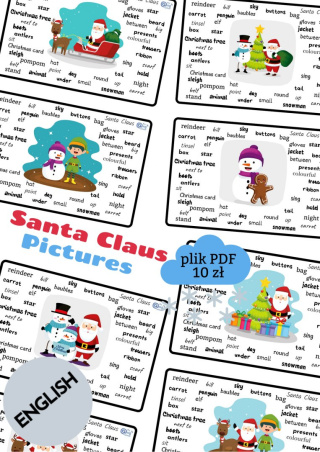 Zestaw 15 - Santa Claus Pictures wersja angielska PDF