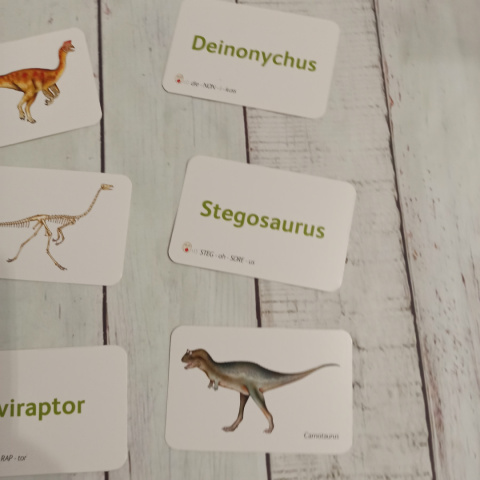 Dinosaur Snap - DINOZAURY, NAZWY, SZKIELETY ORAZ CO JEDZĄ