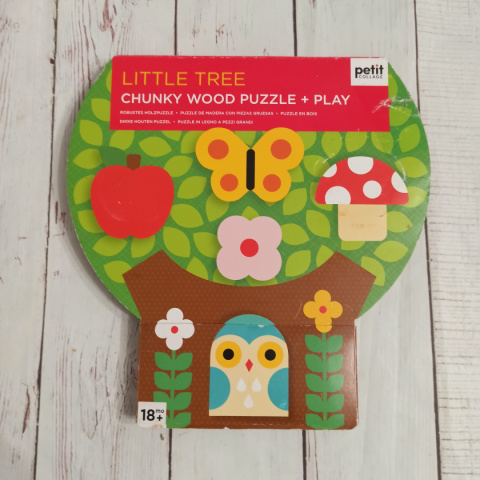 Little Tree Chunky Wood Puzzle + Play